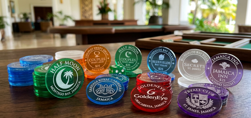 Acrylic Gaming Tokens/Chips