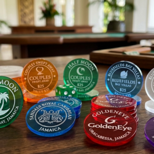 Acrylic Gaming Tokens/Chips