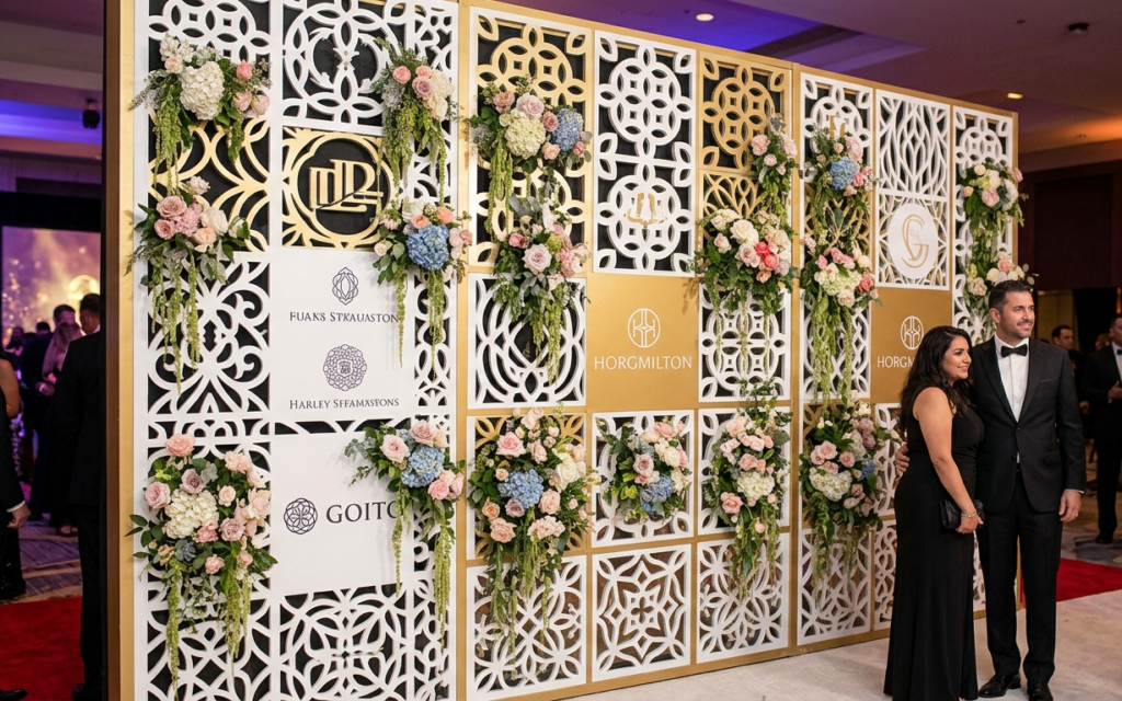Event Step and Repeat Backdrop