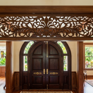 Ornate Fretwork Transom