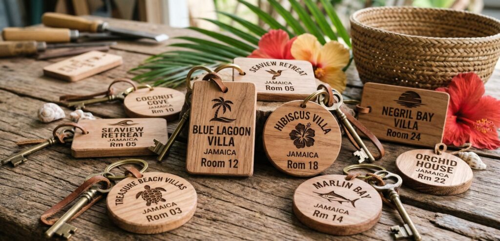 Wooden Key Tags