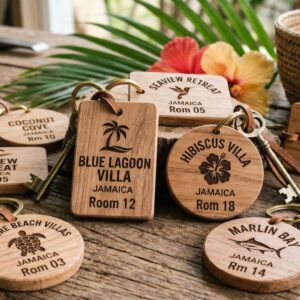 Wooden Key Tags