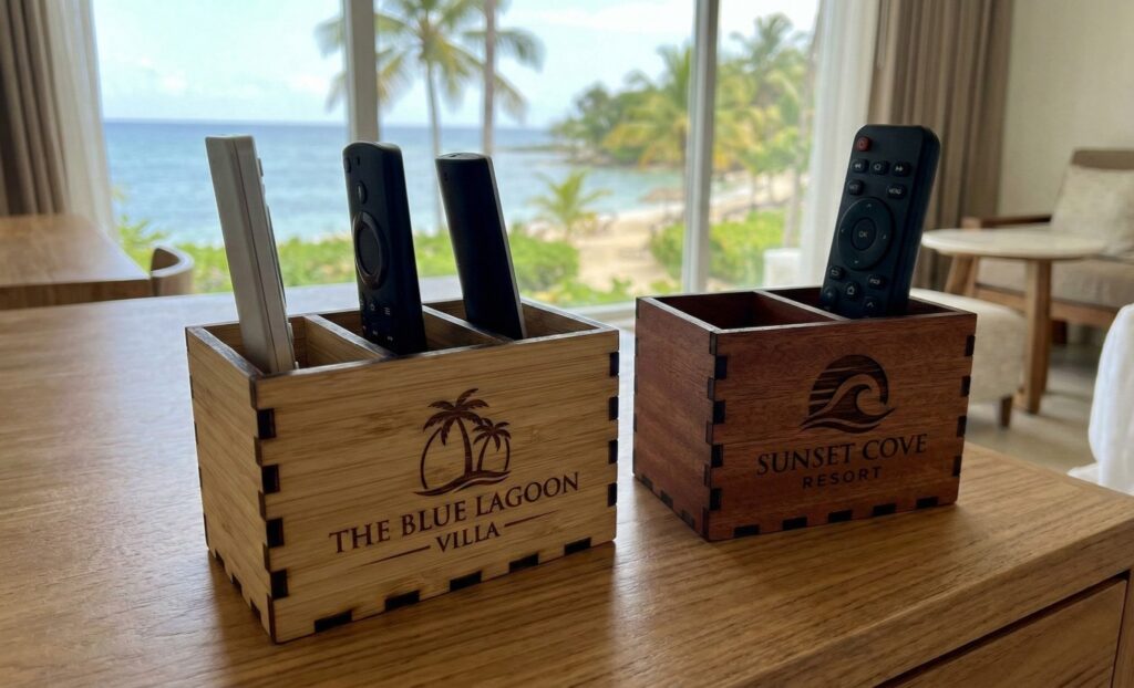 Wooden Remote Holder