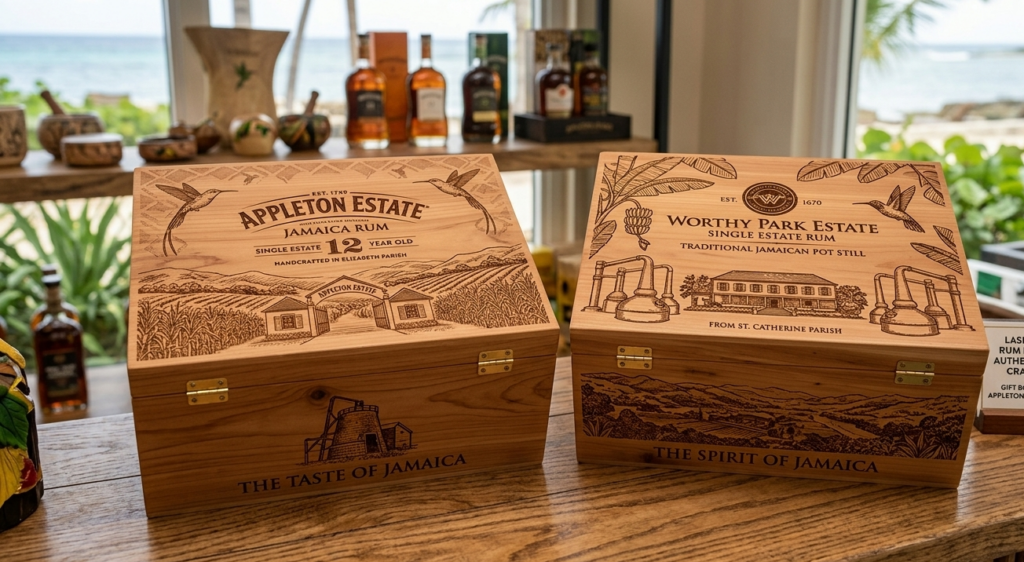 Wooden Rum Box