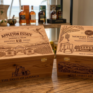 Wooden Rum Box