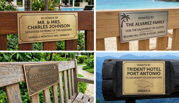 Outdoor Bench Plaques
