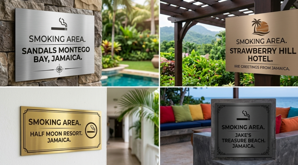 Smoking Area Signs