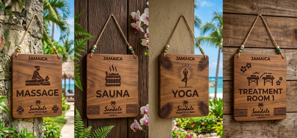 Spa Room Signs