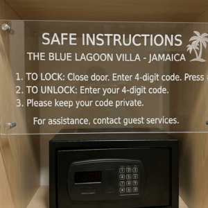 Laser-Etched Safe Instruction Plates