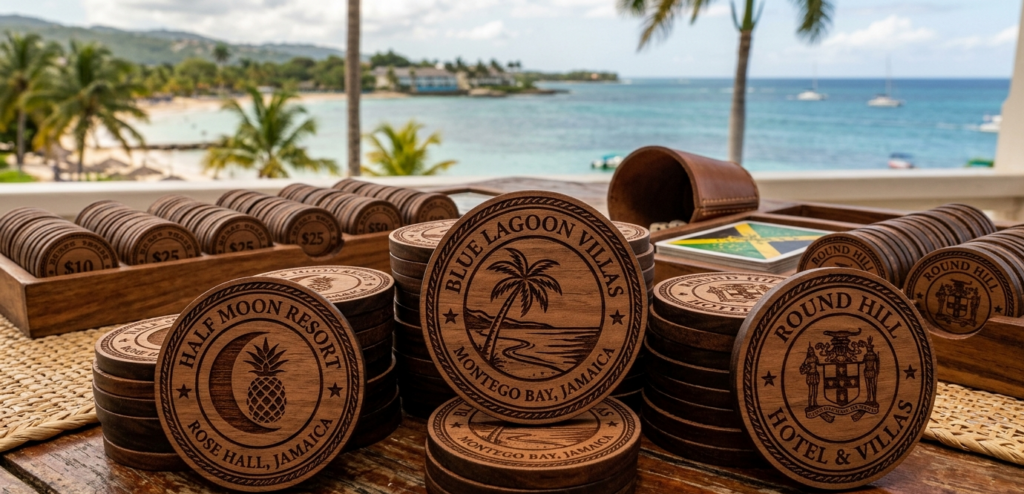 Wooden Gaming Tokens/Chips