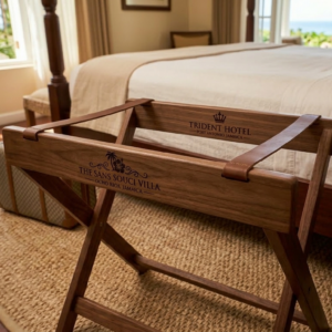 Wooden Luggage Rack